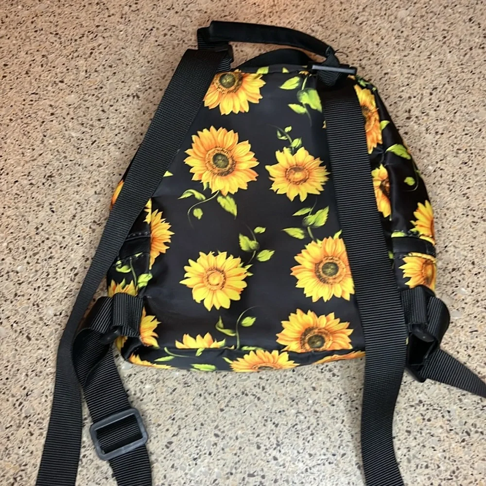 Walmart Black Mini Sunflower Backpack